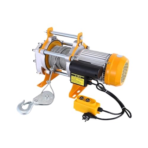 Aluminium-Shell-Hebezeug, multifunktionale elektrische Aluminium-Shell-Winde, Heimdekoration, kleiner Kran, elektrische Hebemaschine(220V 400-800KGx30M) von CDQMTGCM