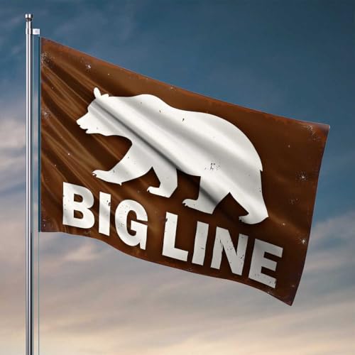 Flagge für Jungen: The Bear's Path Flagge, Schlafzimmer, Türdekoration, Studentenwohnheim, Raumdekoration (152 x 244 cm) von CDSS