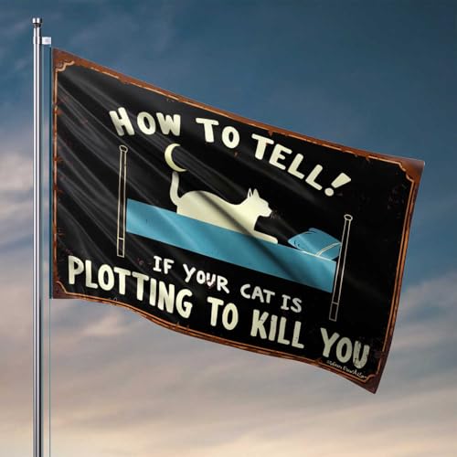 Gartenflagge, lustige Erkennung der versteckten Agenda-Flagge, Windsäcke, Outdoor-Auto-Flaggen für Zimmer (60 x 90 cm) von CDSS