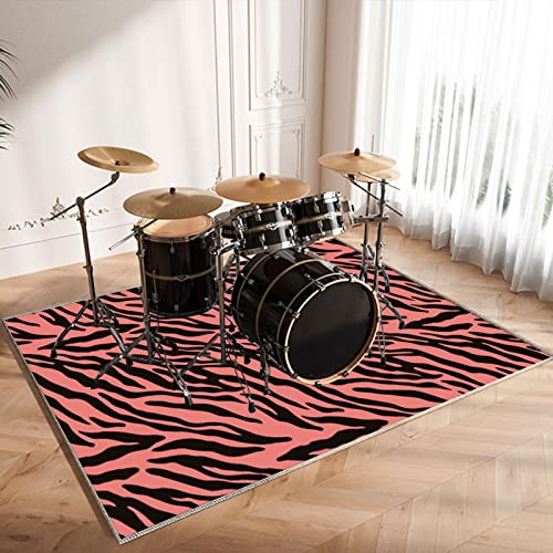 CDVR Drum Teppich Schlagzeug Teppich Schallschutz Teppich Schallschutzmatte rutschfeste Trommel Teppiche Schallschutzdecke, Drum Rug Matte Drumteppich Schlagzeugteppich 200 x 160 cm (Verdickter) von CDVR