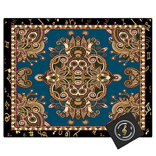 CDVR Drum Teppich Schlagzeugteppich Drum Rug - Schlagzeug Teppich Schallschutz Teppich Schallschutzmatte - Dicht Gewebte Oberfläche - rutschfeste Unterseite - Mit Spezialtasche - 160cm x 120cm von CDVR