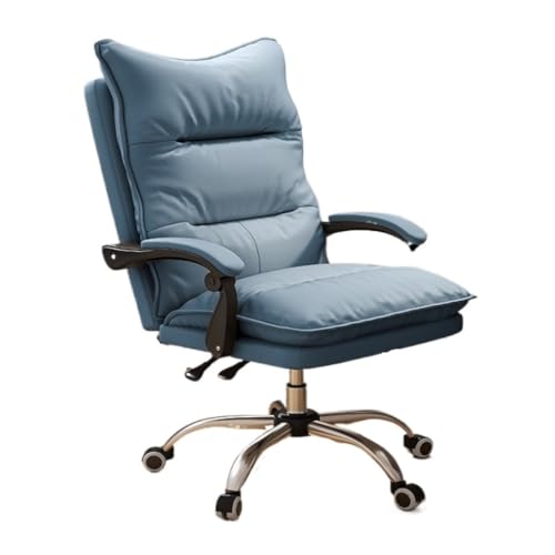 CDXINNUO Stuhl Computerstuhl, Bequem for Langes Sitzen, Heimstuhl, Hebedrehstuhl, Bürostuhl Computer Stuhl (Color : Blue, Size : A) von CDXINNUO