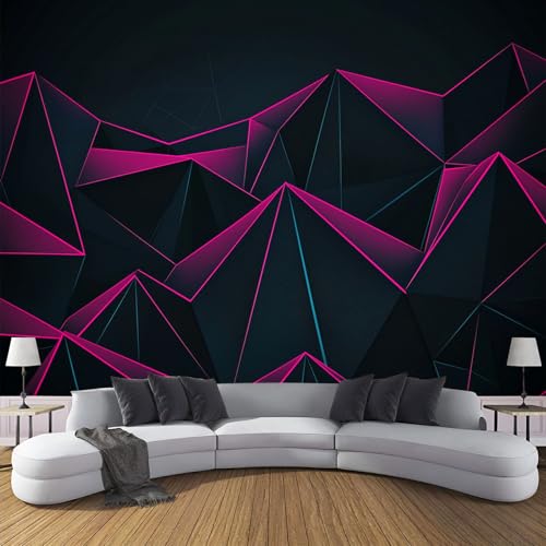 CDXNORA Seidentapeten Dunkelgrau 200×140cm Geometrie Tapete Wandtapete Wanddeko Rotes Polygon Mustertapete Wand Dekoration Wohnzimmer Schlafzimmer Büro Flur CDXNORA Seidentapeten Dunkelgrau 200×140cm Geometrie Tapete Wandtapete Wanddeko Rotes Polygon Mustertapete Wand Dekoration Wohnzimmer Schlafzimmer Büro Flur von CDXNORA