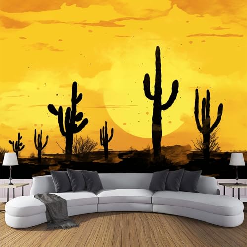 Fototapete Tintenlandschaft 300×210cm XL Tapete Kaktuspflanze Fototapeten Seide Tapeten Gelb Wandbild Wand Schlafzimmer Wohnzimmer 3d Effekt Wand Dekoration Fototapete Tintenlandschaft 300×210cm XL Tapete Kaktuspflanze Fototapeten Seide Tapeten Gelb Wandbild Wand Schlafzimmer Wohnzimmer 3d Effekt Wand Dekoration von CDXNORA