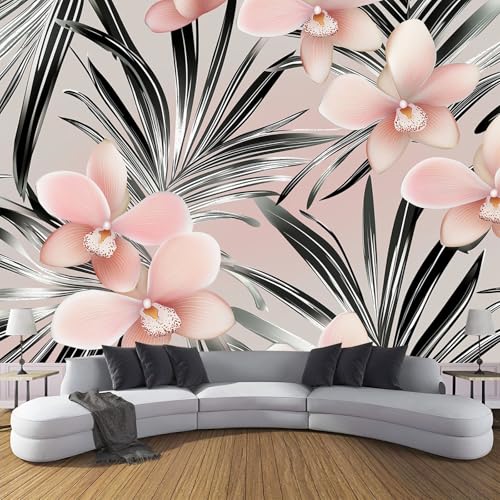 Wandbild Tropische Pflanzen Seidentapete Rosa Wandbild Tapete Wohnzimmer Wanddeko Rosa Blütenblattstruktur Tapete 3D Effekt Tv Die Fototapete Wohnzimmer Schlafzimmer - 350×256cm Wandbild Tropische Pflanzen Seidentapete Rosa Wandbild Tapete Wohnzimmer Wanddeko Rosa Blütenblattstruktur Tapete 3D Effekt Tv Die Fototapete Wohnzimmer Schlafzimmer - 350×256cm von CDXNORA
