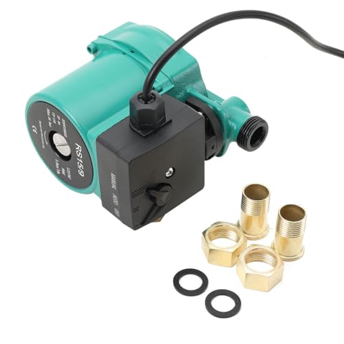 CDZHLTG Umwälzpumpe Heizungspumpe RS15/9 3 Schaltstufen Zirkulationspumpe Pumpe Warmwasser Heizung I 9m Förderhöhe I Verschraubungen NPT 3/4 von CDZHLTG
