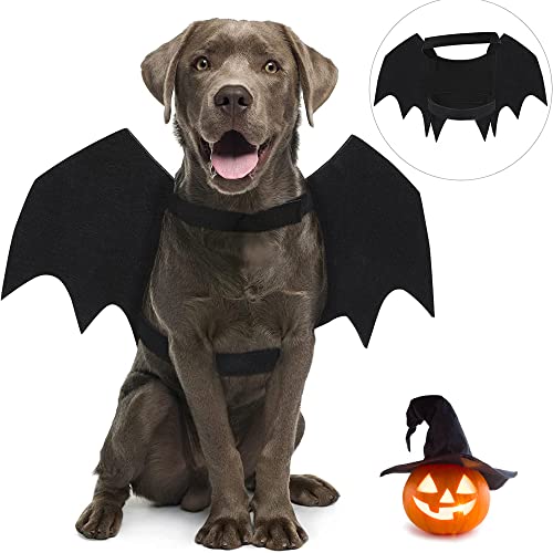CEASELESLY Haustier Fledermausflügel,Halloween Haustier Kostüm,Katze Hund Fledermaus Kostüm,Halloween,Hundekostüme,Party,Cosplay,Dekoration,Schwarze Bekleidung für große Katzen Hunde(schwarz,groß) CEASELESLY Haustier Fledermausflügel,Halloween Haustier Kostüm,Katze Hund Fledermaus Kostüm,Halloween,Hundekostüme,Party,Cosplay,Dekoration,Schwarze Bekleidung für große Katzen Hunde(schwarz,groß) von CEASELESLY