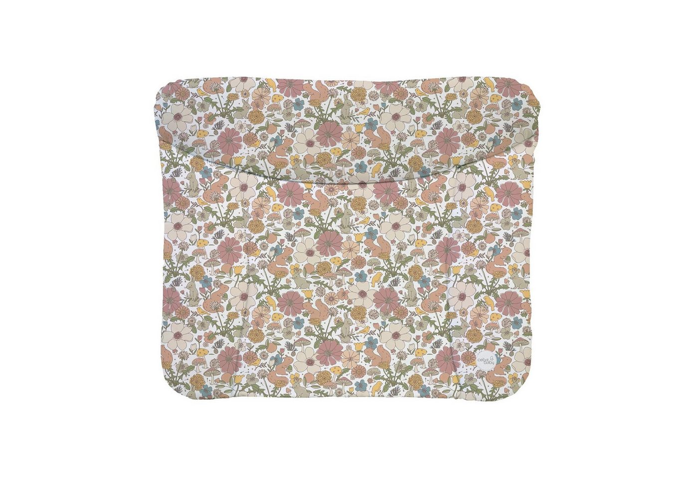 CEBA BABY Wickelauflage Weiche Baby Wickelunterlage 75 x 72 cm / 85 cm x 75 cm, Wickeltischauflage für Baby - abwaschbar - wasserdicht - Made in EU von CEBA BABY