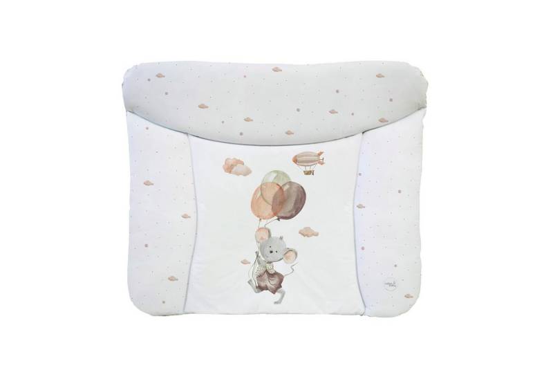 CEBA BABY Wickelauflage Weiche Baby Wickelunterlage 75 x 72 cm / 85 cm x 75 cm, Wickeltischauflage für Baby - abwaschbar - wasserdicht - Made in EU von CEBA BABY