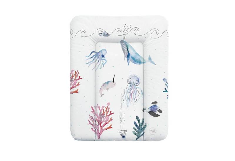 CEBA BABY Wickelauflage weiche Wickeltischauflage 50 x 70 cm, Abwaschbar, OEKO-TEX® Standard 100 von CEBA BABY
