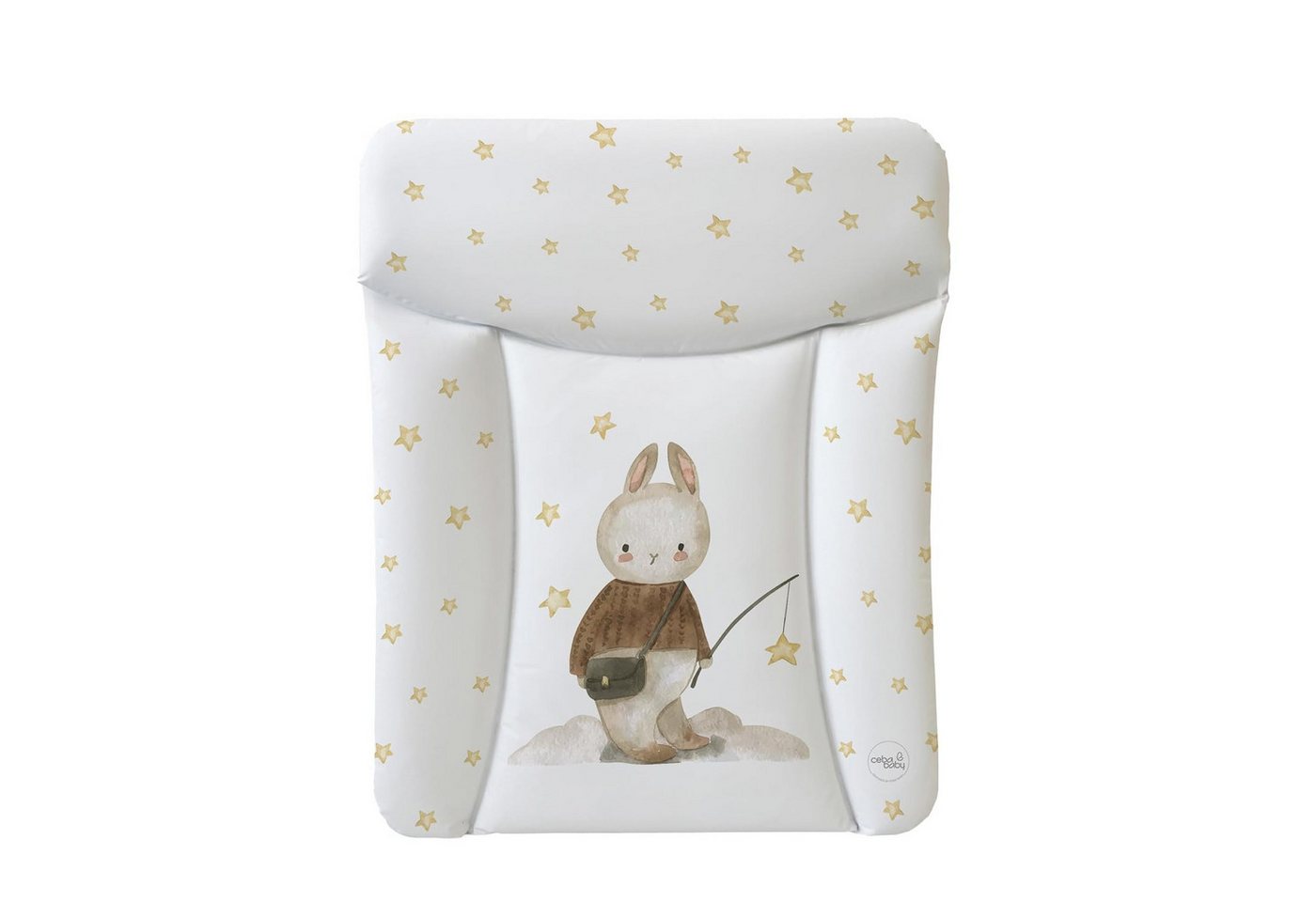 CEBA BABY Wickelauflage weiche Wickeltischauflage 50 x 70 cm, Abwaschbar, OEKO-TEX® Standard 100 von CEBA BABY