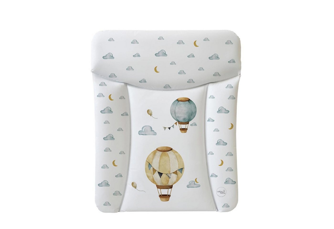 CEBA BABY Wickelauflage weiche Wickeltischauflage 50 x 70 cm, Abwaschbar, OEKO-TEX® Standard 100 von CEBA BABY
