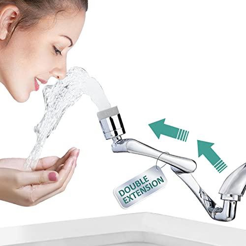 CECEFIN B0CCJCFBHN Doppel-Wasserhahn-Schwenkverlängerung, B-Long-Arm-Luftsprudler von CECEFIN