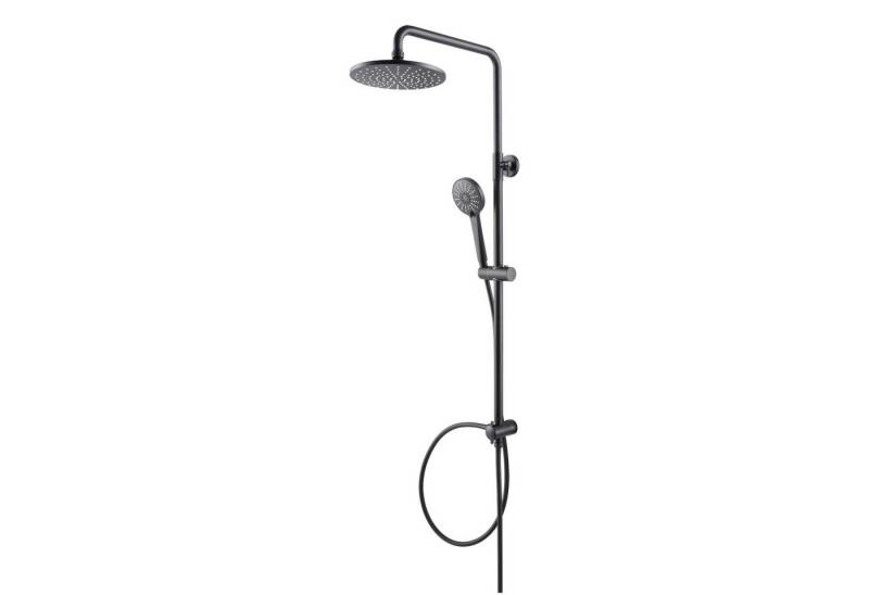CECIPA MAX Duschsystem Badewannen-Duschsäule ohne Wasserhahn, Brausegarnituren, Duschset, Höhe 111.4 cm, 2 Strahlart(en), schwarze Duschsäule von CECIPA MAX