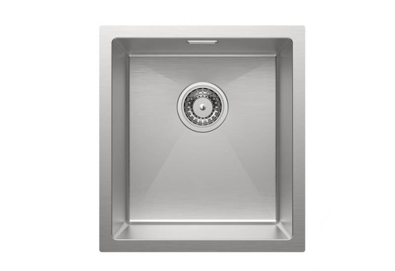 CECIPA MAX Edelstahlspüle 40×44CM Unterbau-Küchenspüle Einbauspüle, Quadrat, 40/44 cm, Küchenspüle Edelstahl, (Anzug, Unterbauwaschbecken), Gebürstete von CECIPA MAX