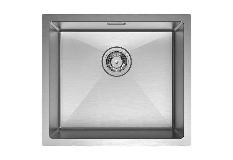 CECIPA MAX Edelstahlspüle Küchenspüle aus Edelstahl 50×44cm Einbauspüle Spülbecken küche, Rechteck, 50/44 cm, Spüle, 3 Installationsmethoden von CECIPA MAX