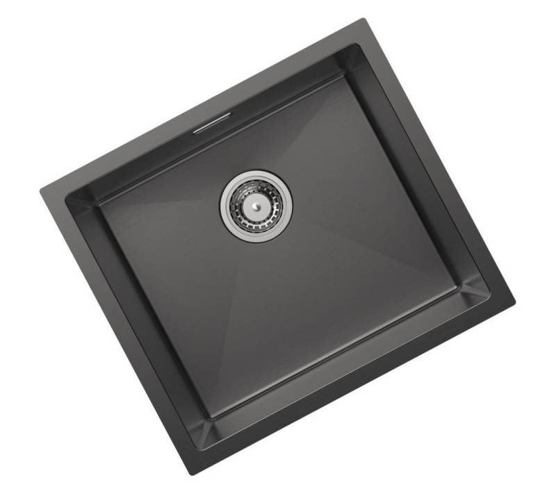 CECIPA MAX Edelstahlspüle Küchenspüle aus Edelstahl 50×44cm Einbauspüle Spülbecken küche, Rechteck, 50/44 cm, Spüle, 3 Installationsmethoden von CECIPA MAX