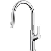 CECIPA MAX Küchenarmatur mit 2 Strahlarten, Ausziehbarer Wasserhahn Küche Einhebelmischer Spültischarmatur Mischbatterie, Chrom von CECIPA MAX