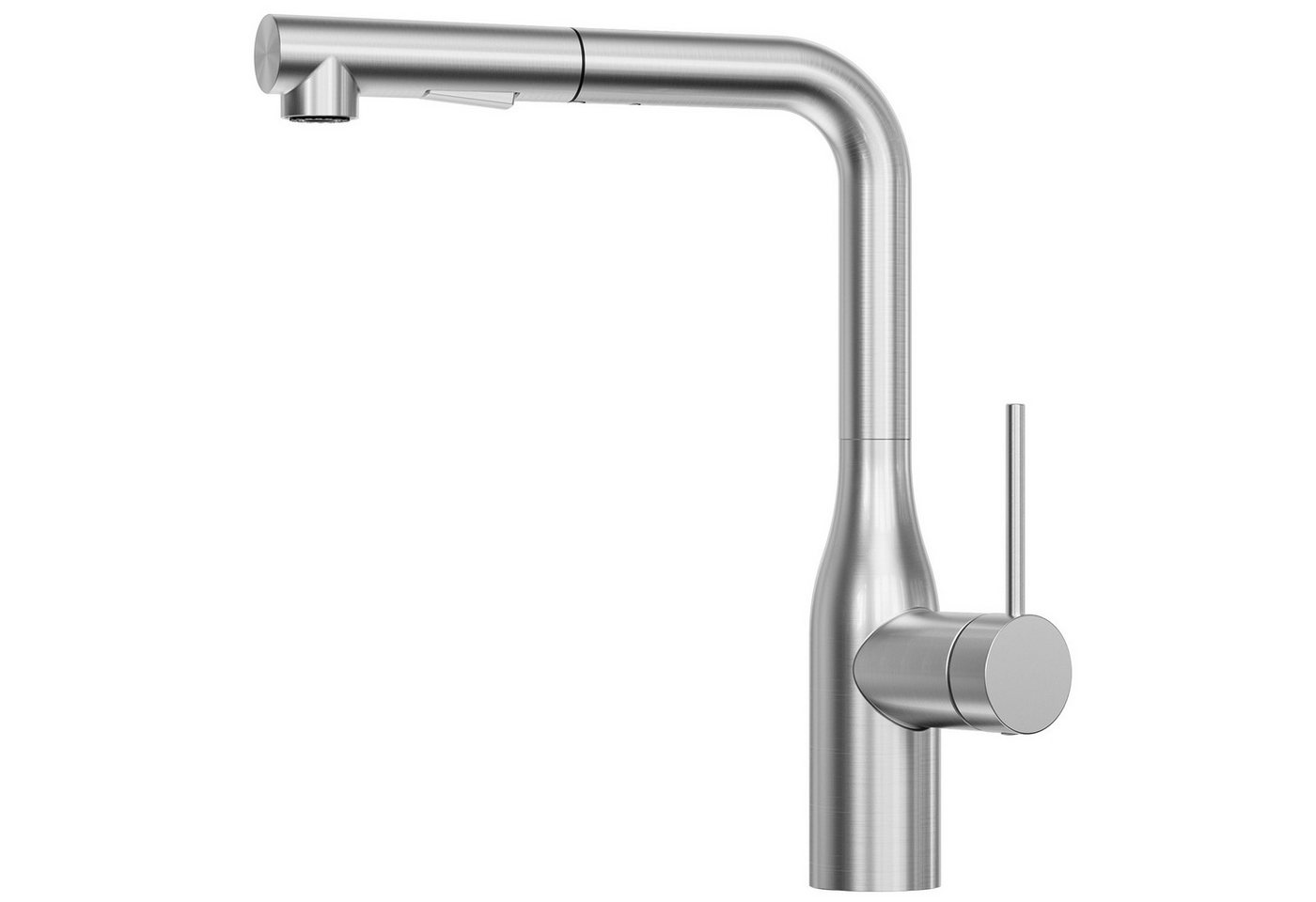 CECIPA MAX Spültischarmatur Hochdruck Küche Wasserhahn 360° Küchenarmatur mit Ausziehbar Brause (Set, 1-St., Mischbatterie) Kalt- und Warmwasser Waschtischarmatur mit Dual-Spülbrause von CECIPA MAX