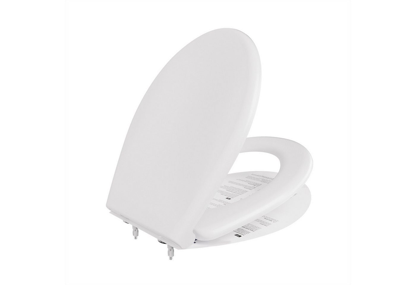CECIPA MAX WC-Sitz Duroplast Toilettendeckel mit Absenkautomatik, Weiß/Schwarz Toilettensitz, Schnellverschluss, Typ O CECIPA MAX WC-Sitz Duroplast Toilettendeckel mit Absenkautomatik, Weiß/Schwarz Toilettensitz, Schnellverschluss, Typ O von CECIPA MAX