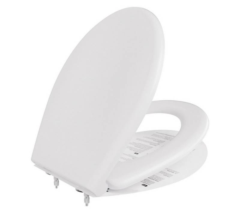 CECIPA MAX WC-Sitz Weiß Duroplast mit Absenkautomatik (Toilettensitz, 1-St., Typ O), Toilettendeckel von CECIPA MAX