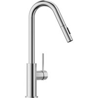 CECIPA MAX Wasserhahn Küche Ausziehbar Einhand Mischbatterie 360° Drehbar Modern Spültischarmatur für Küche mit 2 Strahlarten, Gebürstet von CECIPA MAX