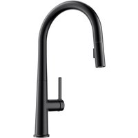 Cecipa Max - Ausziehbare Küchenarmatur mit 2 Strahlarten, Hochdruck Wasserhahn aus Edelstahl, 360° schwenkbare Mischbatterie, Schwarz von CECIPA MAX