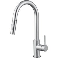 Küchenarmatur Wasserhahn Küche mit ausziehbar Brause, 360° Drehbar Spültischarmatur Küche, Wasserhahn für Küchenspüle, Gebürstet - Cecipa Max Küchenarmatur Wasserhahn Küche mit ausziehbar Brause, 360° Drehbar Spültischarmatur Küche, Wasserhahn für Küchenspüle, Gebürstet - Cecipa Max von CECIPA MAX