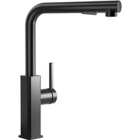 Küchenarmatur mattschwarz Ausziehbare Spültischarmatur mit Zweistrahl, hoher Auslauf 360° schwenkbarer Wasserhahn, Hochdruck Edelstahl Mischbatterie Küchenarmatur mattschwarz Ausziehbare Spültischarmatur mit Zweistrahl, hoher Auslauf 360° schwenkbarer Wasserhahn, Hochdruck Edelstahl Mischbatterie von CECIPA MAX