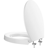 Toilettendeckel, WC Sitz mit Absenkautomatik, Klodeckel O-Form mit Quick Release Funktion für einfache Montage & Reinigung, Duroplast Toilettensitz, Toilettendeckel, WC Sitz mit Absenkautomatik, Klodeckel O-Form mit Quick Release Funktion für einfache Montage & Reinigung, Duroplast Toilettensitz, von CECIPA MAX