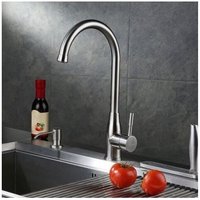 Cecipa - Kinse Wasserhahn Küche 360° drehbar, Küchenarmatur aus sus 304 Edelstahl, Einhebelmischer mit neoperl Bubbler von CECIPA