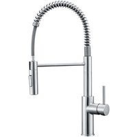 Küchenarmatur aus Edelstahl Gebürstete farbige Federmischbatterie Um 360 Grad drehbarer Spültischhahn Kommt mit 2 Wasserauslassmethoden von CECIPA MAX