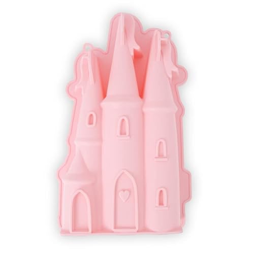 CÉCOA Kuchenform – 100 % Platin-Silikon – Silikonform für Geburtstag – Form aus 100 % lebensmittelechtem Silikon – BPA-frei (Prinzessinnenschloss) von CÉCOA