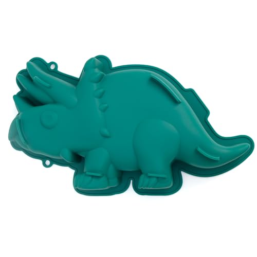 CÉCOA - Kuchenform – Triceratops – Silikonform mit Dinosauriermotiv – Silikonform 100 % lebensmittelecht – BPA-frei von CÉCOA
