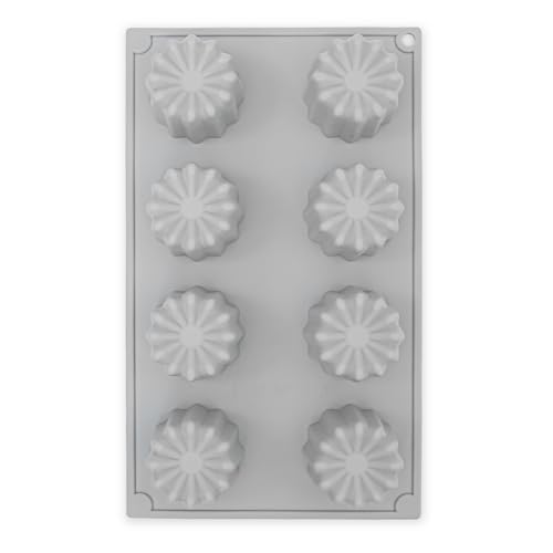 CÉCOA • Kuchenform • 8 Cannelés • Silikon Pro • Antihaftbeschichtet & widerstandsfähig • Einfaches Herauslösen • Gleichmäßiges Kochen • Ideal für Kuchen & Vorspeisen • Ofen, Gefrierschrank CÉCOA • Kuchenform • 8 Cannelés • Silikon Pro • Antihaftbeschichtet & widerstandsfähig • Einfaches Herauslösen • Gleichmäßiges Kochen • Ideal für Kuchen & Vorspeisen • Ofen, Gefrierschrank von CÉCOA
