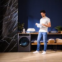Cecotec - Autodose-Waschmaschine de Frontlader ice blue de 9 kg de Fassungsvermögen und 1400 U/min, 10,3' Vollfarbdisplay, 11 Programme, Motor von CECOTEC