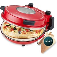 Cecotec - Elektrischer Pizza Grill Ofen Fun Pizza&Co Mamma Mia Vista, 1200 w, Timer 15min, Temperatur max de 420ºC in 3min, Fenster de Display, von CECOTEC
