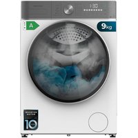 Cecotec - Waschmaschine 9Kg Frontlader Bolero DressCode 9800 Inverter a 2000W, 1400 U/min, 16 Programme, Inverter Plus Motor, SteamMax, automatische von CECOTEC