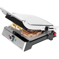 Elektrogrill devon 2000 w mit RockStone-Beschichtung und abnehmbaren und wendbaren Platten. von CECOTEC
