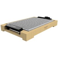 Cecotec - Griddle de Elektrogrill de 2000 w, mit Struktur de Bambus, einstellbarem Thermostat und antihaftbeschichteter Griddleplatte de von CECOTEC
