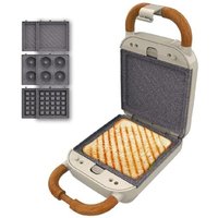 Sandwichmaker Rock'nToast Retro One Beige - Cecotec von CECOTEC