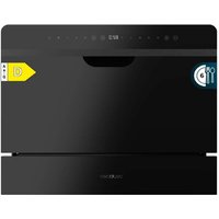 Teilintegrierter Kompaktgeschirrspüler of 6-Behälter-Geschirrspüler, schwarzes Glas, Energieklasse d, 5 Programme, Touch control-Panel, Teilintegrierter Kompaktgeschirrspüler of 6-Behälter-Geschirrspüler, schwarzes Glas, Energieklasse d, 5 Programme, Touch control-Panel, von CECOTEC