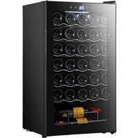 Cecotec - Weinkühler devon 34 Flaschen of Kapazität mitKompressorsystem ofKühlung daseine hohe Leistung garantiert. Einstellbare Temperatur und von CECOTEC