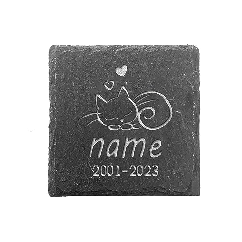 CEDNXOER Personalisierter Haustier-Gedenkstein-Hunde-Gedenkgeschenke,Verlust Eines Haustiers,Stein Mit Pfoten,Beileids-Erinnerungsstein Für Katzen Und Hunde,Trauergeschenke Für Haustiere,Design 7 von CEDNXOER
