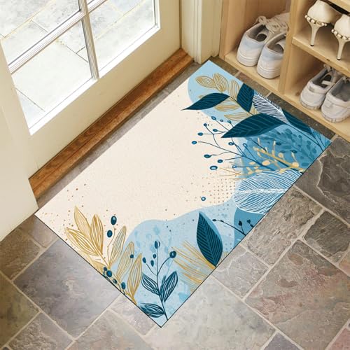 CEDNXOER Schwarz Fußmatte Innen 60x90 cm Fantasie Pflanzen, Waschbar Eingangsteppich, Magie Pilze Wald Schmutzfangmatte rutschfest, Kurzflor Türmatte Teppich für Eingang, Haustür, Flur CEDNXOER Schwarz Fußmatte Innen 60x90 cm Fantasie Pflanzen, Waschbar Eingangsteppich, Magie Pilze Wald Schmutzfangmatte rutschfest, Kurzflor Türmatte Teppich für Eingang, Haustür, Flur von CEDNXOER
