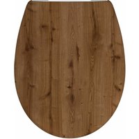 Primaster - Cedo WC-Sitz Oak abnehmbar mit Absenkautomatik Toilettendeckel Klodeckel von PRIMASTER