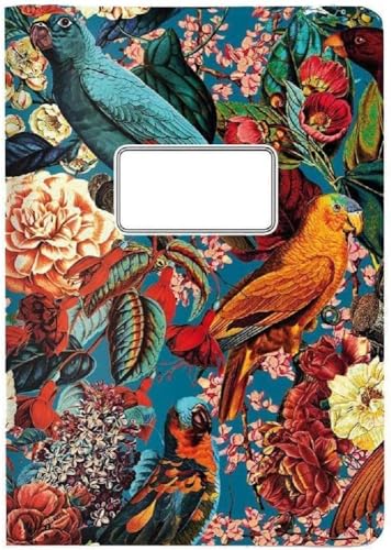 CEDON Heft Bohemian DIN A5 64 Seiten, kariert, 80 g/m2, Maße: 14,5 x 21,0 cm, 2034068 von CEDON