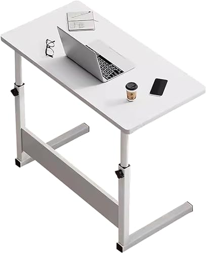 CEEBUS Betttisch Höhenverstellbar, Sofa/Bett Beistelltisch Tragbarer Schreibtisch mit Rädern Überbetttisch Laptopwagen, für Schlafzimmer, Wohnzimmer, Büro (Color : C, Size : 80 * 40cm) von CEEBUS