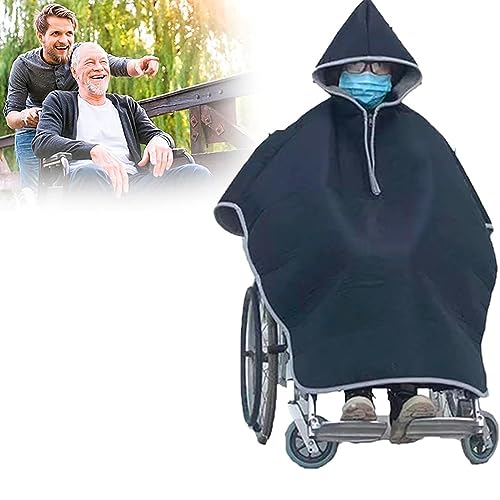 Rollstuhlumhang, Warme Winter-Ganzkörperdecke, Winddichte Rollstuhldecke Universalgröße, geeignet für Männer und Frauen für Jede Jahreszeit (Color : B) von CEEBUS