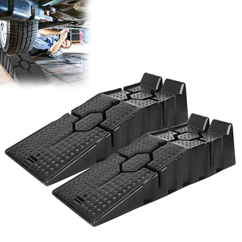 CEEDIR 2 Stück Kunststoff Auffahrrampe Laderampe Schwerlast Rampe bis 2500kg KFZ Rampe Hebebühne Hebeplattform Auffahrt Plattform Auffahrschiene Verladerampe 320 mm Auffahrbreite CEEDIR 2 Stück Kunststoff Auffahrrampe Laderampe Schwerlast Rampe bis 2500kg KFZ Rampe Hebebühne Hebeplattform Auffahrt Plattform Auffahrschiene Verladerampe 320 mm Auffahrbreite von CEEDIR